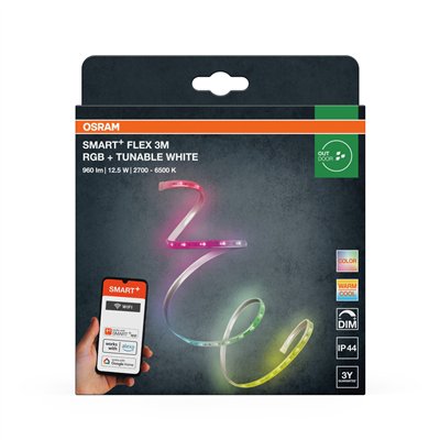 SMART+ WIFI Flex Strips Outdoor Multicolor 3M RGB Tunable White