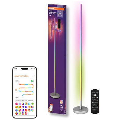 SMART+ WIFI Floor Corner Magic RGB Magic RGB Silver Remote Control