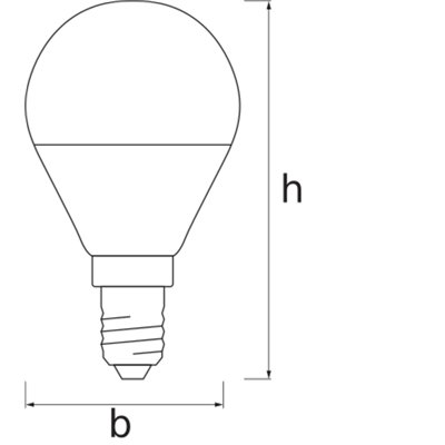 SMART+ WiFi Mini Bulb Dimmable 40  4.9 W/2700 K E14 