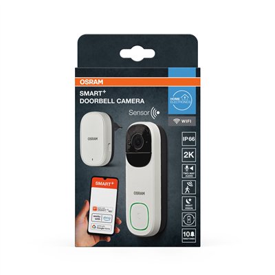 SMART+ WIFI Outdoor Camera Doorbell White