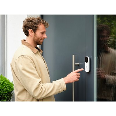 SMART+ WIFI Outdoor Camera Doorbell White
