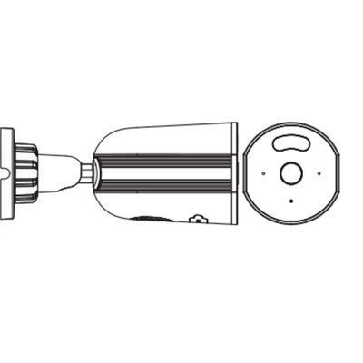 SMART+ WIFI Outdoor Camera Fixed White