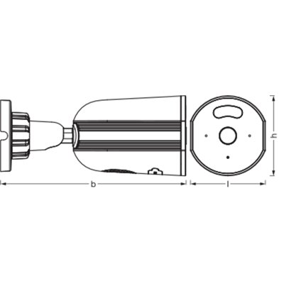 SMART+ WIFI Outdoor Camera Fixed White