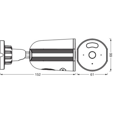 SMART+ WIFI Outdoor Camera Fixed White