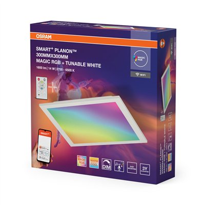 SMART+ WIFI PANEL MAGIC RGB 300x300mm