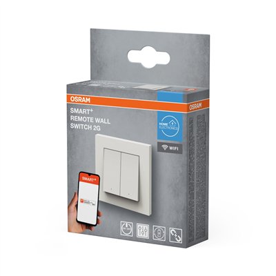 SMART+ WIFI Remote Wall Switch 2 Button