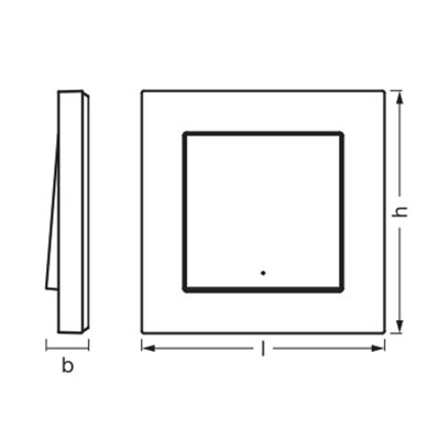 SMART+ WIFI Remote Wall Switch 1 Button