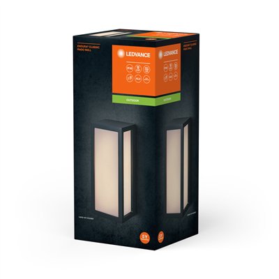 Endura Classic IP65 E27 Rado Wall Dark Gray