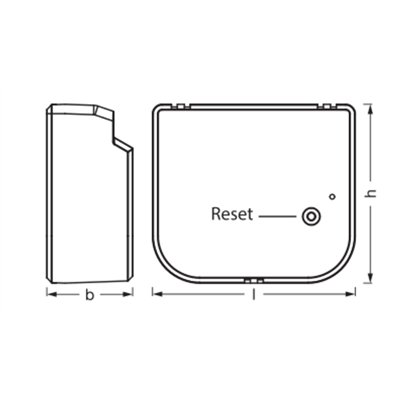 SMART+ WIFI Switch Module Curtain White