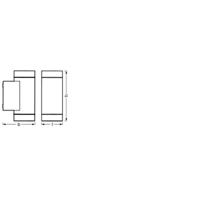 Endura Classic IP65 GU10 Itys Wall Dark Gray