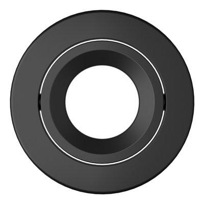 SPOT COMBO FIRE RATED RING ADJUST ADJ ROUND BK