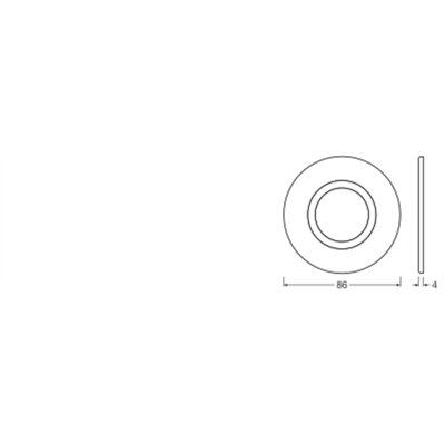 SPOT COMBO FIRE RATED RING FIX FIX ROUND BN