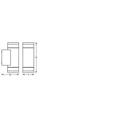 Endura Classic IP65 GU10 Ive Wall Dark Gray