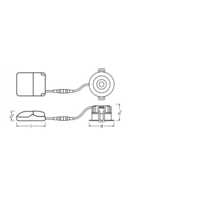 SPOT FIX 8W 927 PS DIM IP44 BK