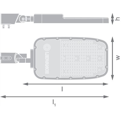 STREETLIGHT AREA EXTRA LARGE RV35ST 150W 740 RV35ST GY
