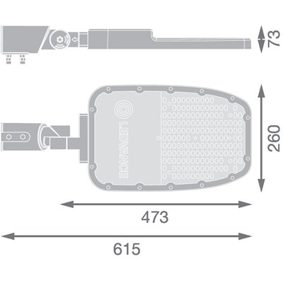 STREETLIGHT AREA LARGE RV35ST 120W 740 RV35ST GY