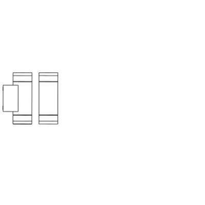 Endura Classic IP65 GU10 Ive Wall Dark Gray