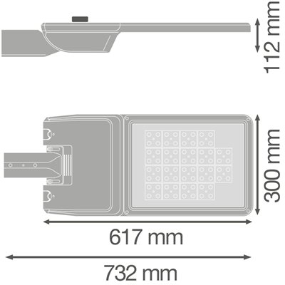 STREETLIGHT FLEX LARGE RV25ST P 110W 740 WAL