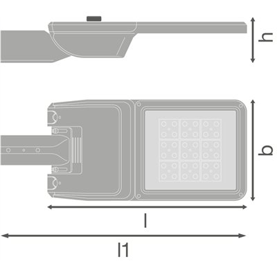 STREETLIGHT FLEX MEDIUM RV25ST P 58W 740 WAL