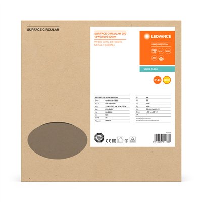 SURFACE CIRCULAR 250 13W 830 IP44