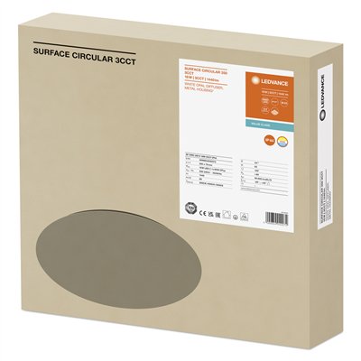 SURFACE CIRCULAR 350 3CCT 18W 3CCT IP44
