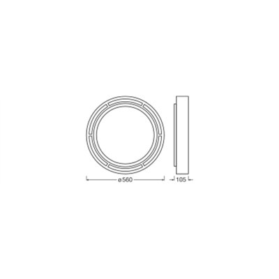 SURFACE CIRCULAR FRAME 500 FRAME WT