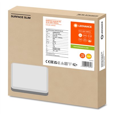 SURFACE SLIM IK10 SQ 350 35W 830 WT IP65
