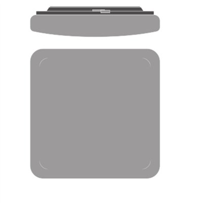 SURFACE SQUARE 330 SENSOR 24W 830 IP44