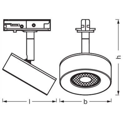 Tracklight Spot Beam 4.8W 830 White