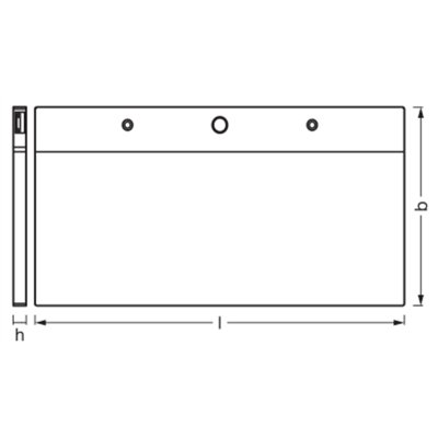 Undercabinet Acrylux Panel Short 3.5W CCT DIM Starter Kit