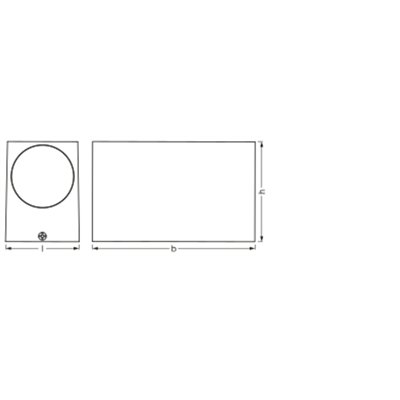 Endura Classic Square UpDown White