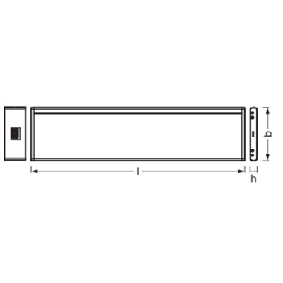 Undercabinet Lineaflex 540 mm 8.5W CCT DIM Starter kit