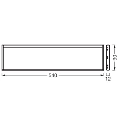 Undercabinet Lineaflex 540 mm 7W CCT DIM Extension