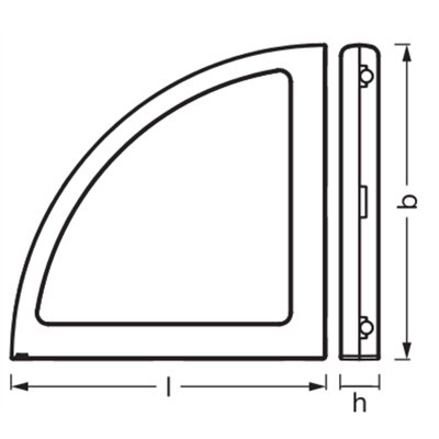 Undercabinet Lineaflex Corner 0.88W CCT DIM