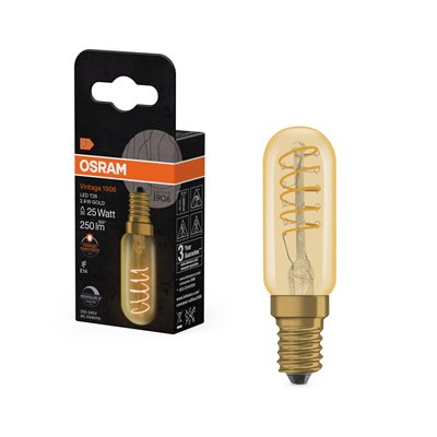 Vintage 1906 LED Special Shapes Dimmable 2.8W 822 Gold E14