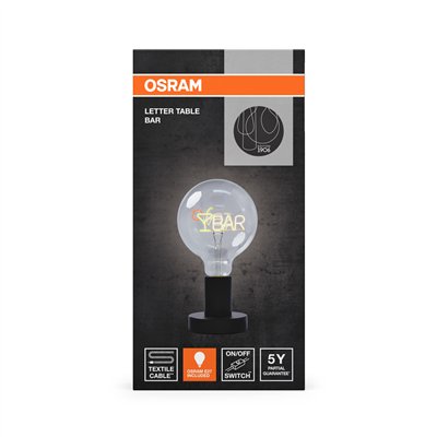 Vintage 1906 Letter Table Bar 1.2W E27