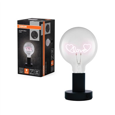 Vintage 1906 Letter Table Love 1.2W E27