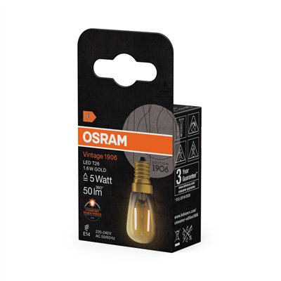 Vintage 1906® LED SPECIAL Shapes 1.6W 824 Gold E14