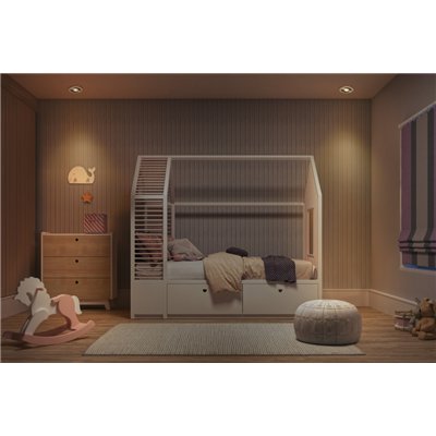 Wood Spot GU10 Bright 4.5W Satin Nickel