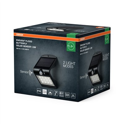 ENDURA Flood  Solar Butterfly Solar Sensor 1.5W