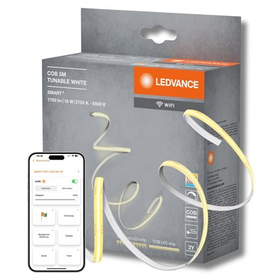 SMART+ WIFI COB TUNABLE WHITE 5M TW Remote Control