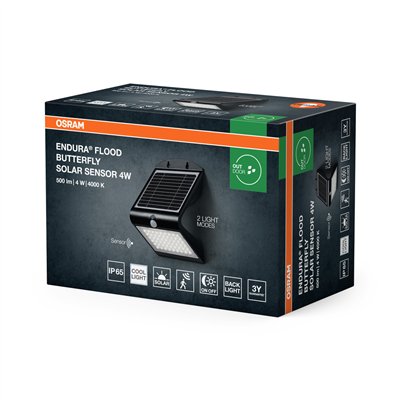 ENDURA Flood  Solar Butterfly Solar Sensor 4W