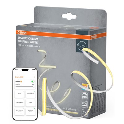 SMART+ WIFI Flex Strips COB Tunable White 5M Tunable White Remote Control