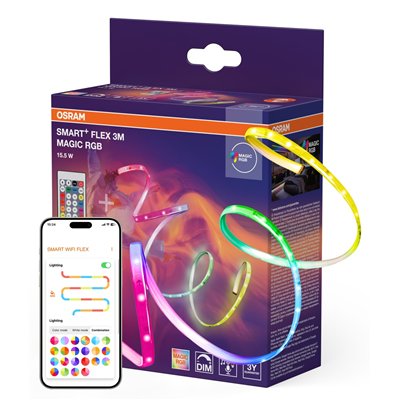 SMART+ WIFI Flex Strips Magic RGB with Remote Control 5M Remote Control