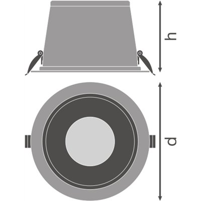 BIOLUX HCL DOWNLIGHT ZIGBEE GEN 2 DN150 S 20W TW ZB