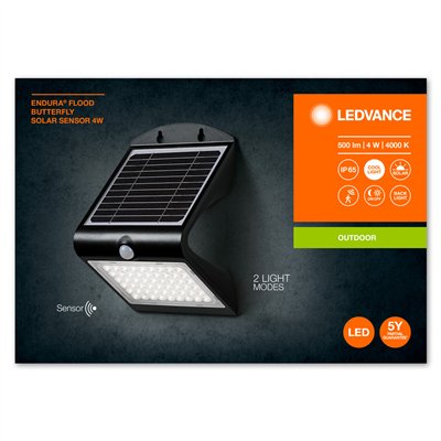 ENDURA Flood  Solar Butterfly Solar Sensor 4W