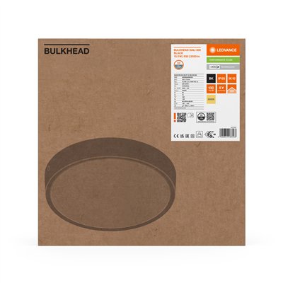 BULKHEAD ROUND DALI 300 P 15.5W 830 BK