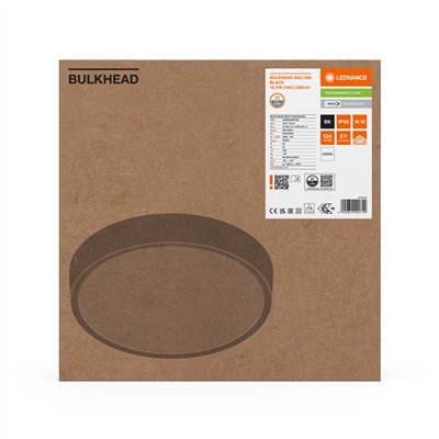 BULKHEAD ROUND DALI 300 P 15.5W 840 BK      