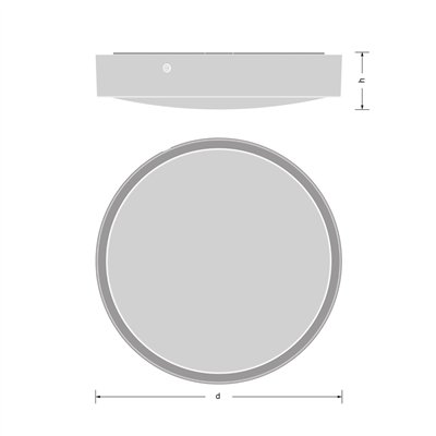 BULKHEAD ROUND EMERGENCY SENSOR RD EL SN 300 P 20.5W ML 83040 BK