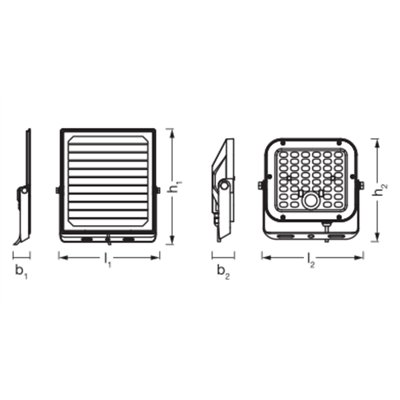ENDURA FLOOD SPLIT SOLAR SENSOR 10W 840 Remote control